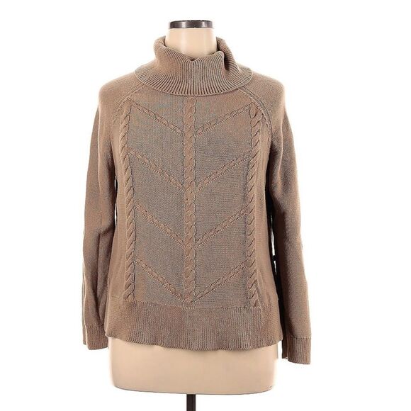 United by Blue 100% Organic Cotton Cable Knit Coastal Grandma Sweater XL - Picture 2 of 7